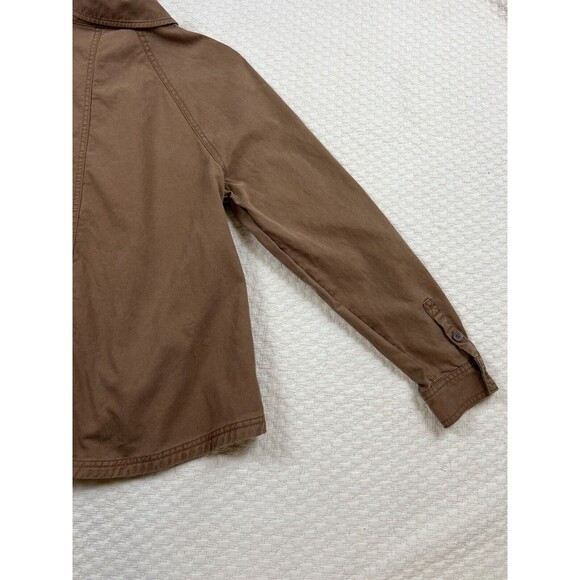 Treasure‎ & Bond Oversized Utility Shirt Safari Button Up | Brown | Womens Small - Picture 11 of 16